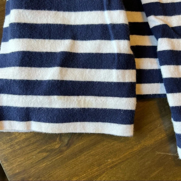 Comme Des Garcos Play  Twin Hart Stripped Long Sleeve Shirt - Picture 15 of 16